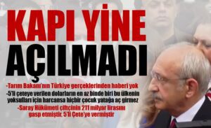 ET VE SÜT KURUMU DA SİYASİLEŞTİ!