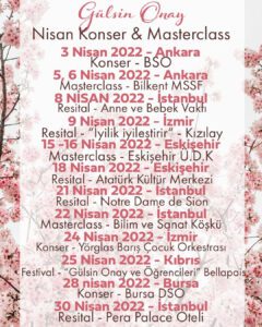 İlkbahar konserleri…