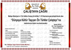 Dünyaya Kültür Taşıyan Ön Türkler Çalıştayı