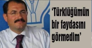 Türklüğümün bir faydasını görmedim
