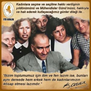 Kadınlara seçme ve seçilme hakkı