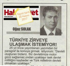 TÜRKİYE ZİRVEYE ULAŞMAK İSTEMİYOR!