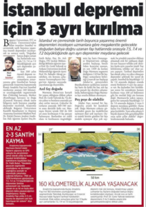 ENERJİ BİRİKTİREN 4 FAY PARÇASI VAR