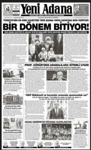 Yeni Adana Gazetesi Bitiyor mu?