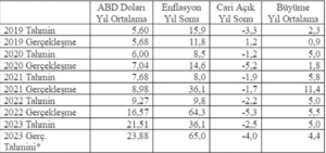 Orta Vadeli Program ve Ülke Gerçekleri