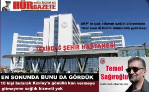 EN SONUNDA BUNU DA GÖRDÜK KIZILAY’A KAN VERMEYENE SAĞLIK HİZMETİ YOK