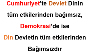 CUMHURİYET ve DEMOKRASİ (6)