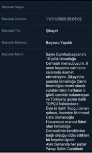 İmam’ı Cimer’e Şikayet Ettiler