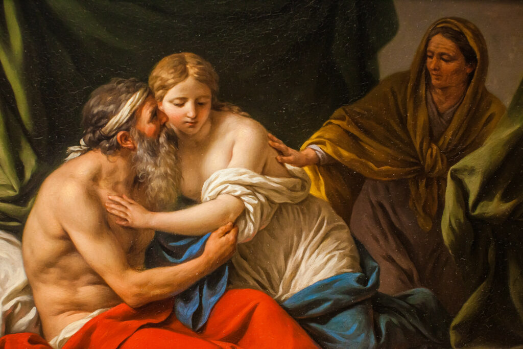 Sarah Hacer'i İbrahim'e Takdim Ediyor, Louis Jean Francois Lagrenee Güzel Sanatlar Müzesi, Boston