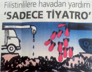 AB(D) Filistin’e havadan insani yardım yapmaktaymış!