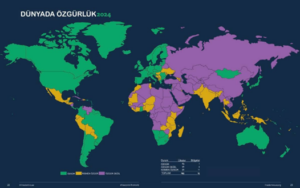 Freedom House: “Türkiye Özgür Olmayan Bir Ülke”