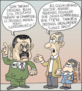 Tarikatlar Devlet okullarında cirit atıyormuş!         