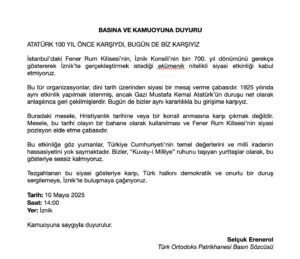 ATATÜRK 100 YIL ÖNCE KARŞIYDI, BUGÜN DE BİZ KARŞIYIZ