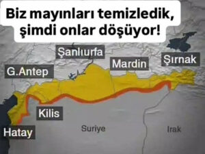Biz temizledik onlar döşüyor