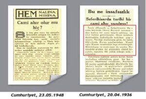 CAMİLERİ AHIRA ÇEVİREN CHP