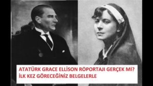 Atatürk gazetecinin sorusuna yanıt veriyor, 1933