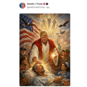 Donald Trump, kendisini Hz.İsa olarak gösteren bir görsel paylaştı