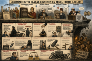 Ülkemizde rutin olarak çiğnenen en temel hukuk ilkeleri